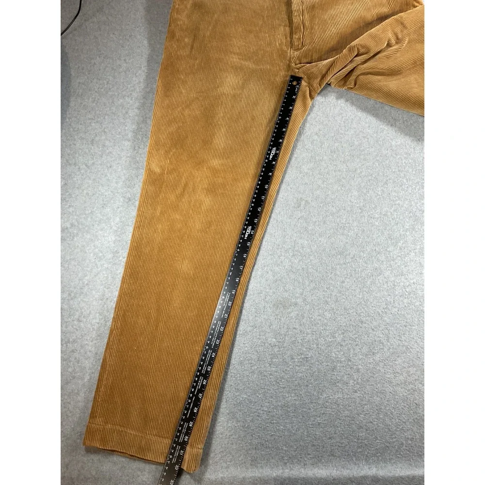 Polo Ralph Lauren Preston Pant 40x31 Tan Corduroy Straight Leg Trousers 1643